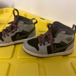 Nike Air Jordan 1 Retro High GP Wolf Grey Toddler Sneakers